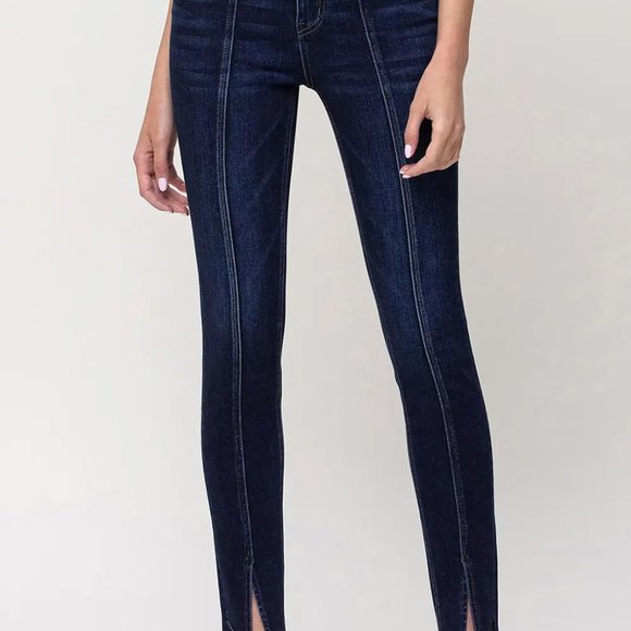 Janelle Stem Hemline Skinny Jean - Picture 3 of 12
